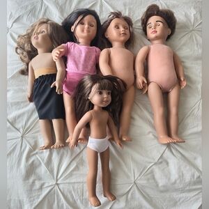 Set of 5 Our Generation Dolls